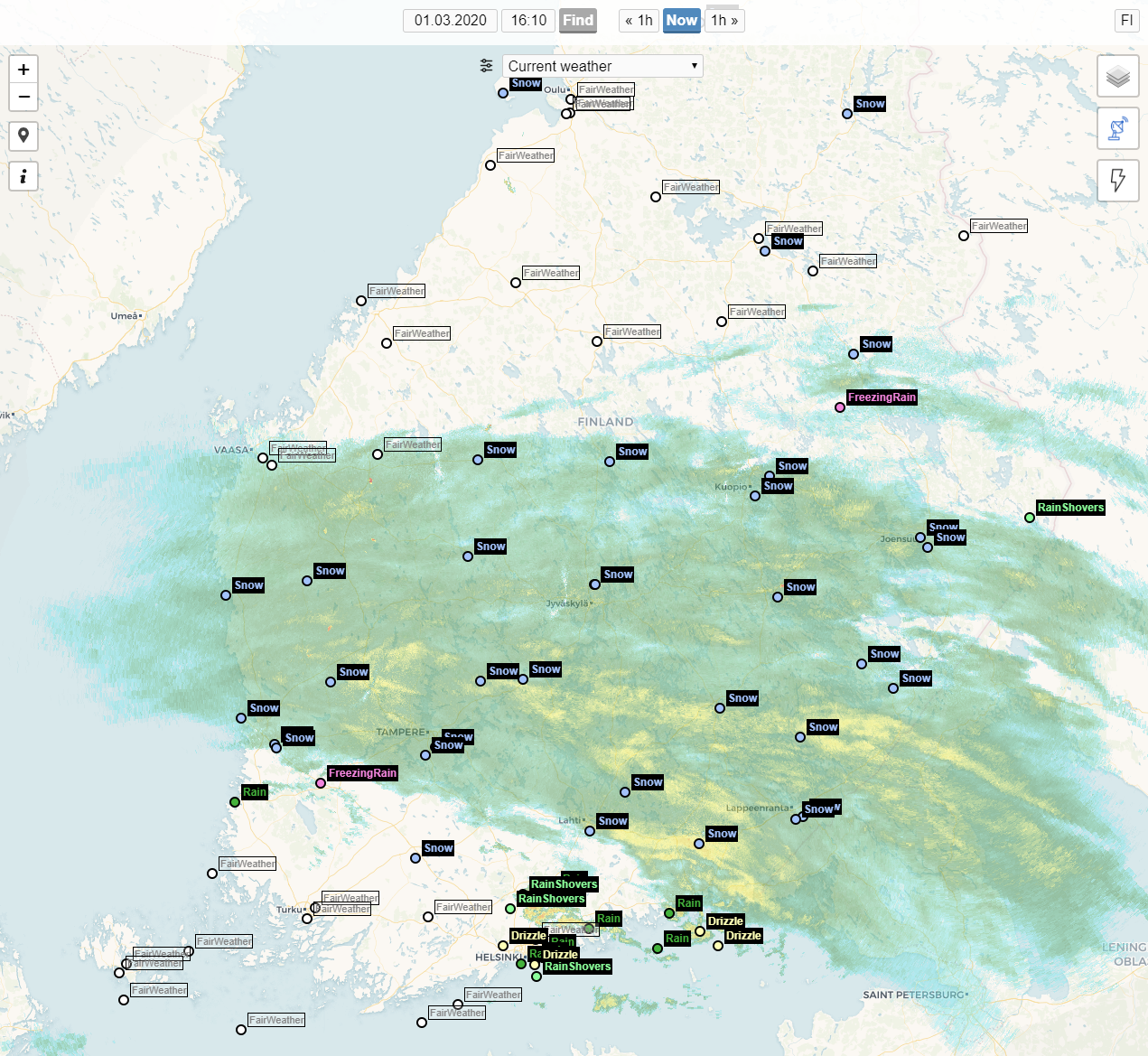 uulikarttainfoshavainnotkartalla